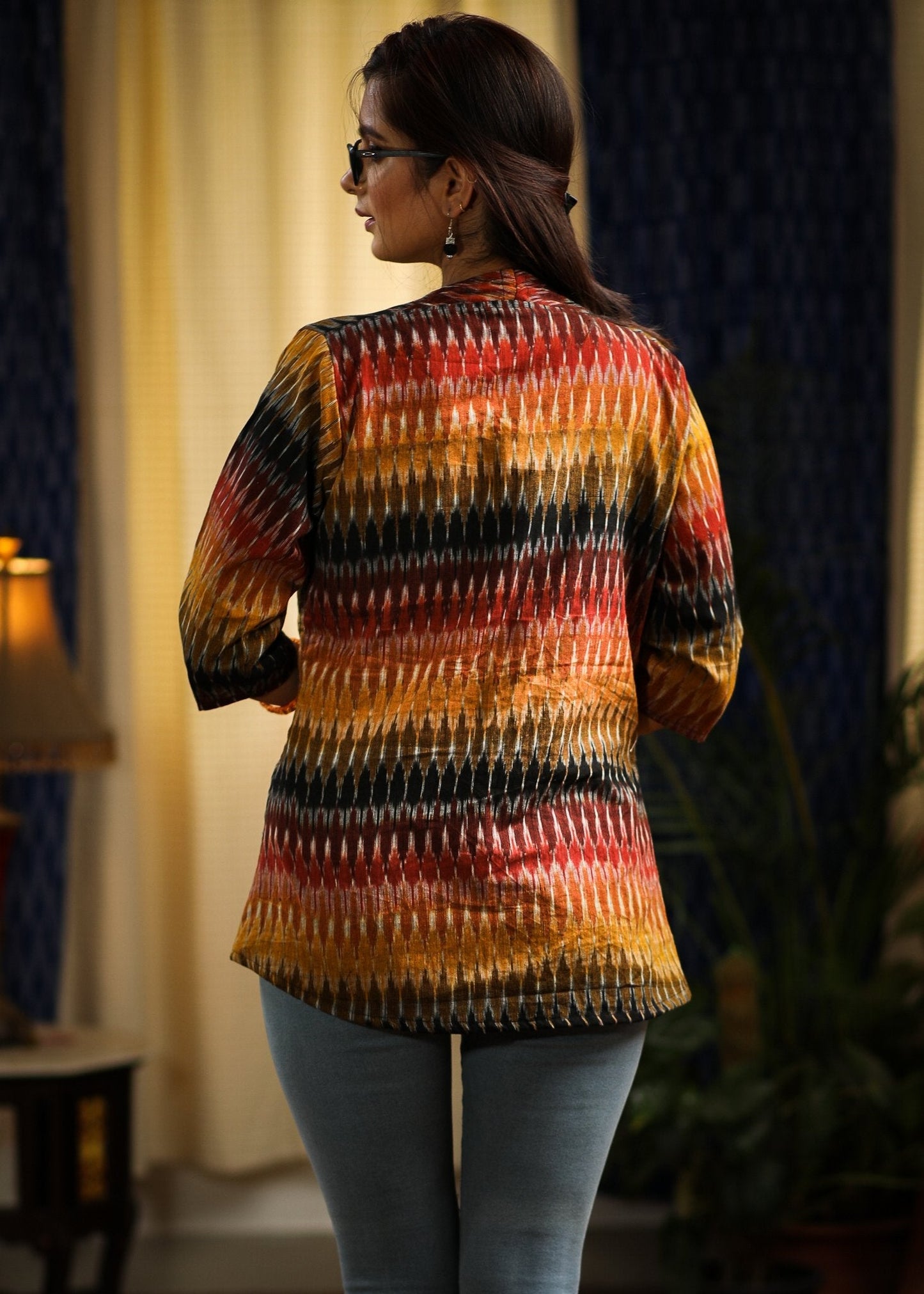 Exclusive Ikat Cotton Jacket