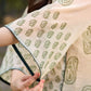 Classic Hand Block Printed Beige Chanderi Kurta Featuring Paisley Panels & Flared Sleeves