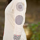 Contemporary Off-White Cotton Flex Kurta with Modern Geometric Hand Block Print