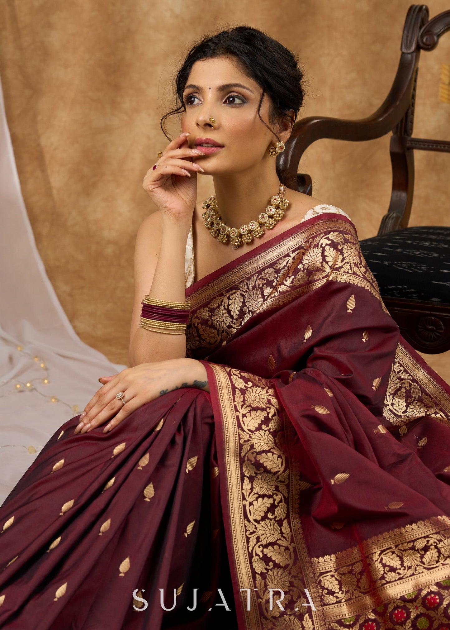 Timeless Benarasi Classic Semi Silk Saree