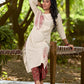 Classic Ivory Cotton Kurta with Traditional Paisley Hand Block Motifs