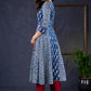 Graceful-Cotton-Indigo-Combination-A-Line-Kurta--Pant-Optional