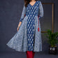 Graceful-Cotton-Indigo-Combination-A-Line-Kurta--Pant-Optional