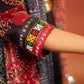 Artisanal Ajrakh Patchwork Boho Jacket with Mirror Embellishments