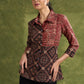 Smart Ajrakh Combination Cotton Top