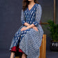 Graceful-Cotton-Indigo-Combination-A-Line-Kurta--Pant-Optional