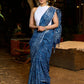 Handcrafted Indigo elegance with artisanal print patterns and modern poise