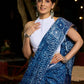 Handcrafted Indigo elegance with artisanal print patterns and modern poise