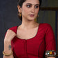 Traditional Maroon Kutch Mirror Work Blouse