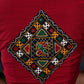 Traditional Maroon Kutch Mirror Work Blouse