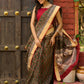 Hand block printed Chanderi saree, earthy elegance with a hint of heritage