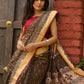 Hand block printed Chanderi saree, earthy elegance with a hint of heritage