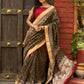 Hand block printed Chanderi saree, earthy elegance with a hint of heritage