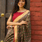Hand block printed Chanderi saree, earthy elegance with a hint of heritage