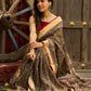 Hand block printed Chanderi saree, earthy elegance with a hint of heritage