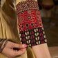 Chic Beige Cotton Top Enhanced With Ajrakh Print Sleeves And An Embellished Mirror Work Yoke
