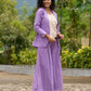 Lavender Jacquard Luxe Jacket – with Optional Co-ord Pants & Brocade Top