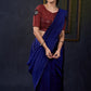 Maroon Ajrakh Combination Kutch Work Blouse