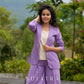 Lavender Jacquard Luxe Jacket – with Optional Co-ord Pants & Brocade Top