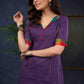 Stylish Purple Cotton Collared Tunic , For Everyday Wear