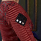 Maroon Ajrakh Combination Kutch Work Blouse