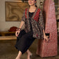 Graceful Ajrakh Printed Tie-Front Gathered Top With Elegant V Neckline And Softly Gathered Sleeves