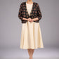 Elegant Printed Ajrakh Jacket with MirrorHand  Embroidery