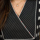 Midnight Weave Black Ikat Cotton Gathered Top with Yoke and Delicate Hand Embellishments
