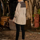 Classic Cream and Black Ajrakh Lines Shirt