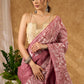 Sophisticated Light Brown Cotton Saree With Timeless Hand Batik Work