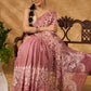 Sophisticated Light Brown Cotton Saree With Timeless Hand Batik Work