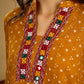 Ethnic handcrafted mirror work bandhani rayon top