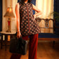 Incut classy & elegant Ajrakh silhoutte top wear - Indian / Western