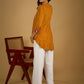Ethnic handcrafted mirror work bandhani rayon top