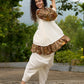 Boho Kalamkari Flared Short Tunic with Statement Sleeves  - Dhoti Pant Additional