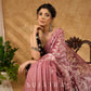 Sophisticated Light Brown Cotton Saree With Timeless Hand Batik Work