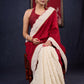 Stunning Cotton Silk & Hakoba Combination saree with beautiful Scallops