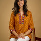 Ethnic handcrafted mirror work bandhani rayon top