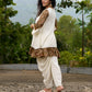 Boho Kalamkari Flared Short Tunic with Statement Sleeves  - Dhoti Pant Additional