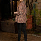 Lavish Maroon Kalamkari Shirt Featuring Beautiful Gathers
