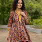 Maroon Kalamkari Choga with Gota Patti Embellishment - Dhoti Pant additional