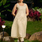 Classic Handloom Cotton Kurta with Sleeveless inner