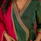 Jade Green Angarkha Anarkali with Eye-Catching Tassel Details
