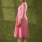 Delicate Pink Chanderi Kurta With Lace Works - Pant Optional
