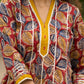 Maroon Kalamkari Choga with Gota Patti Embellishment - Dhoti Pant additional