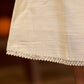 Ethereal Ivory Silk Dress with A-Line Cut and Subtle Pearl Accents - Jacket Optional