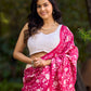 Chic White Cotton Silk Sleeveless Blouse