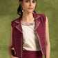 Exclusive Hand Painted Cotton Short Jacket - Top Optional