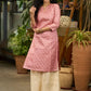 Graceful foxy pink banarsi sharara set - Dupatta Optional