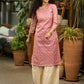 Graceful foxy pink banarsi sharara set - Dupatta Optional